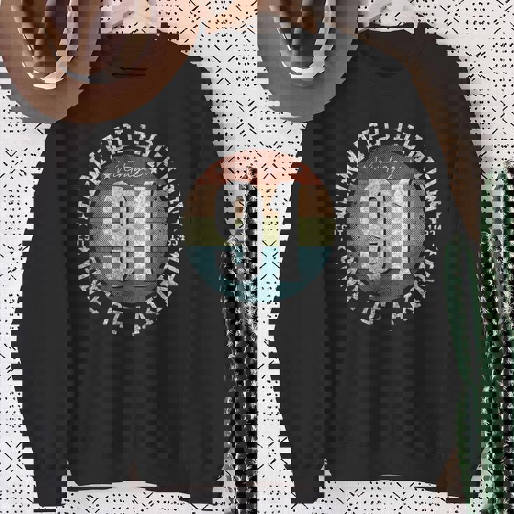 91歳のギフト ヴィンテージ 1934年限定版 91歳の誕生日 スウェットシャツ 年配の女性への贈り物