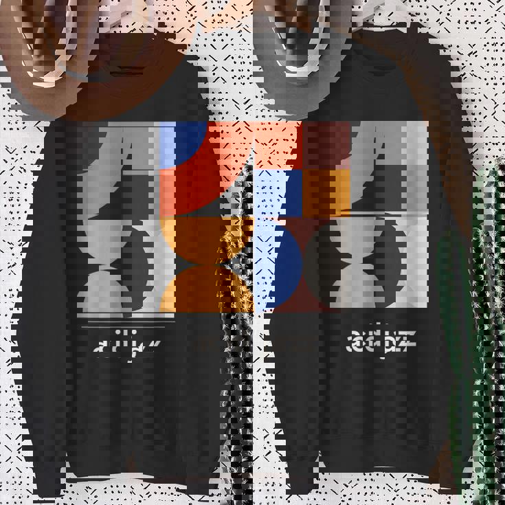 Acid Jazz ヴィンテージジャズミュージックバンド ミニマルtシャツ スウェットシャツ 年配の女性への贈り物