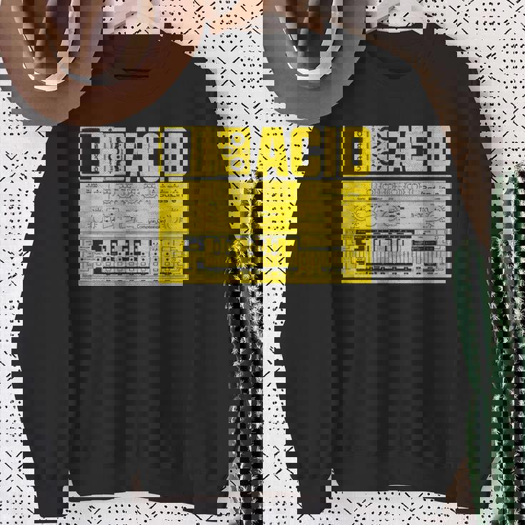 Acid Tb303 ベースペダル アナログシンセサイザー Dj Nerd スウェットシャツ 年配の女性への贈り物