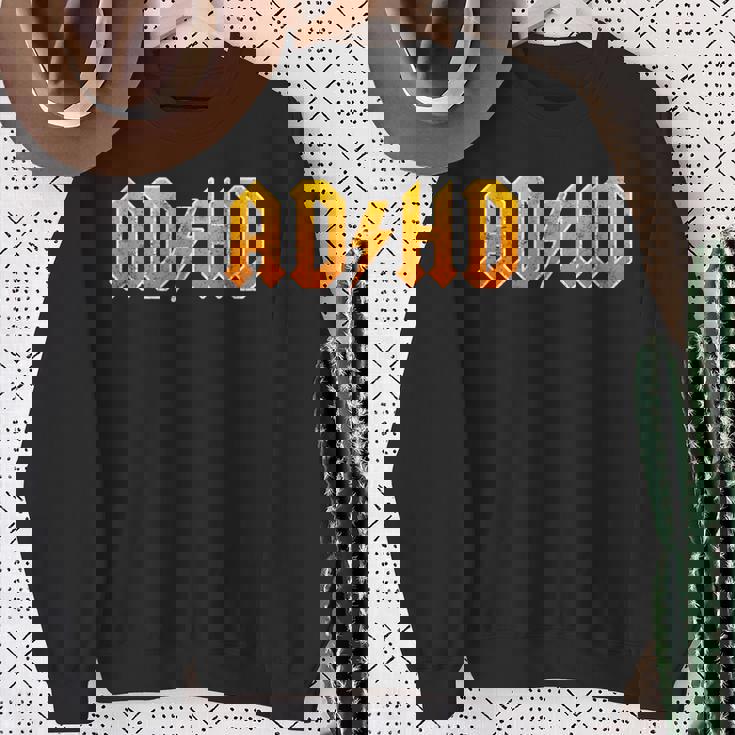 Adhd ロッカーtシャツ メンズ レディース キッズ スウェットシャツ 年配の女性への贈り物