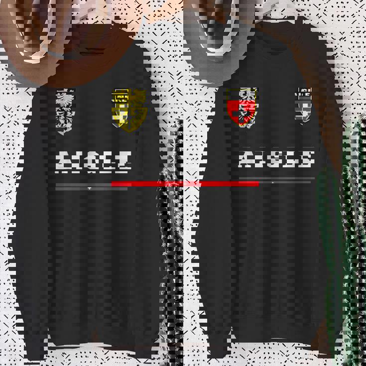 Aigle スポーツサッカージャージ フラッグ フットボール スウェットシャツ 年配の女性への贈り物