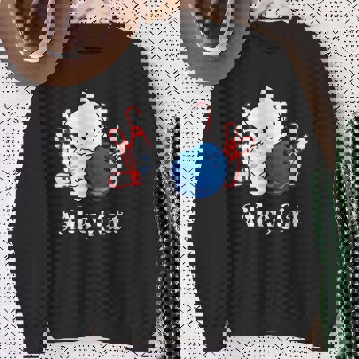 Alley Cat ボーリングtシャツ スウェットシャツ 年配の女性への贈り物