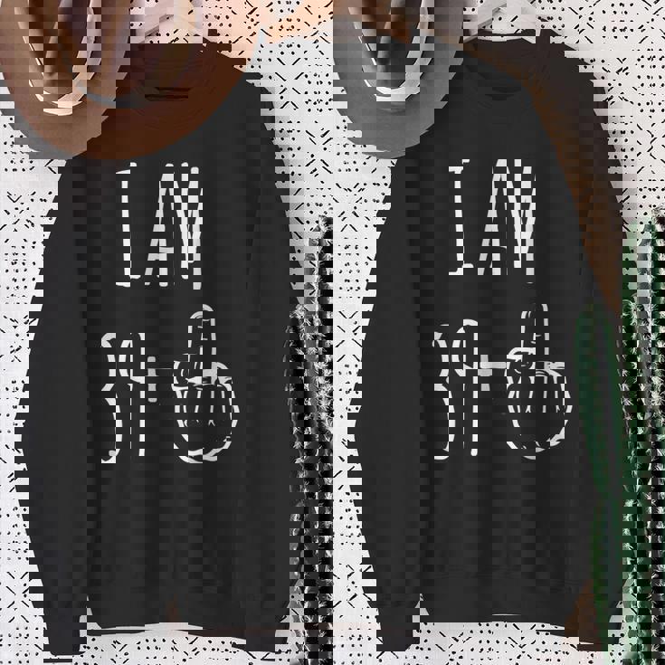 I Am 39 Plus 1 中指 40歳の誕生日 スウェットシャツ 年配の女性への贈り物