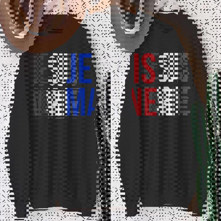 I Am Marine スウェットシャツ 年配の女性への贈り物