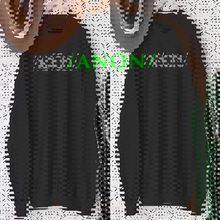 Anon Anonymous Onymous Online Lurk プロフィール ソーシャルメディア スウェットシャツ 年配の女性への贈り物