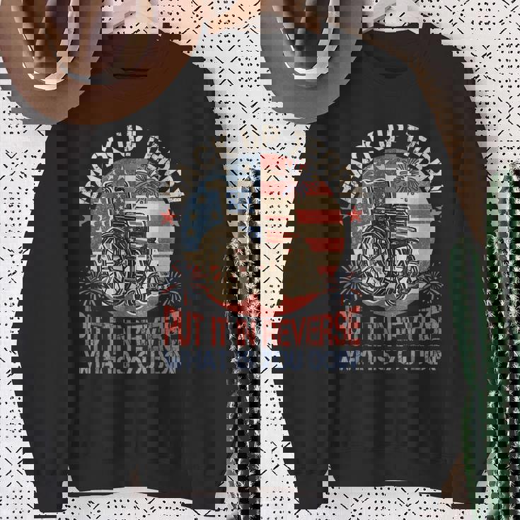 Back It Up Terry Put It In Reverse Firework 7月4日 スウェットシャツ 年配の女性への贈り物