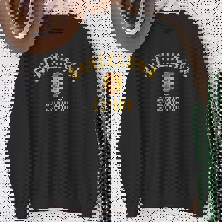 Barcelonapain スペイン、バルセロナ スウェットシャツ 年配の女性への贈り物