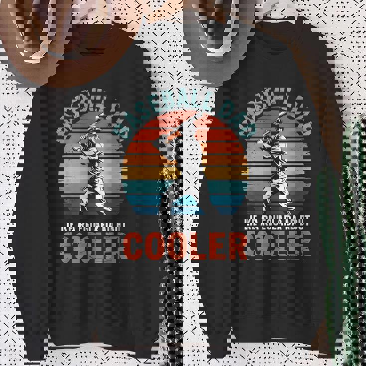 Baseball Dad Vintage Sunset Baseball Batter Father’S Day Sweatshirt Gifts for Old Women