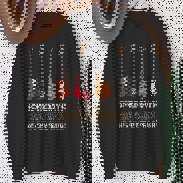 Bass Guitarist ミュージシャンギフト 楽器 ベースギター スウェットシャツ 年配の女性への贈り物