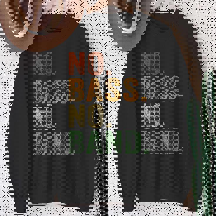 Bassist 楽器 エレキベース バンドなし スウェットシャツ 年配の女性への贈り物