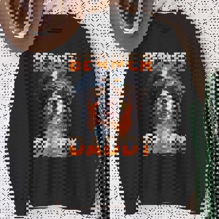 Berner Daddyバーニーズマウンテンドッグ お父さん 犬 お父さん 父の日 バーニーズ お父さん スウェットシャツ 年配の女性への贈り物