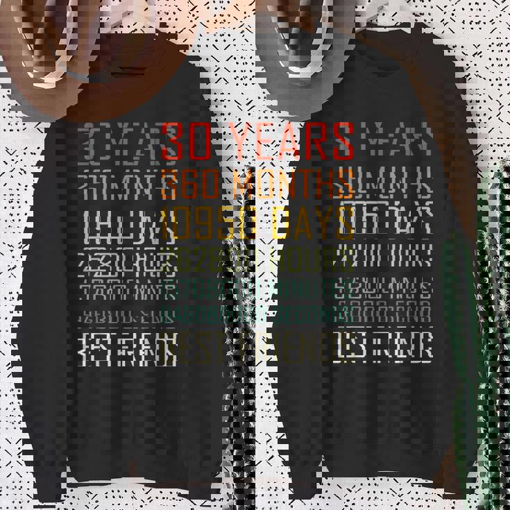 Best Friends ヴィンテージ 30年 友情記念日 スウェットシャツ 年配の女性への贈り物