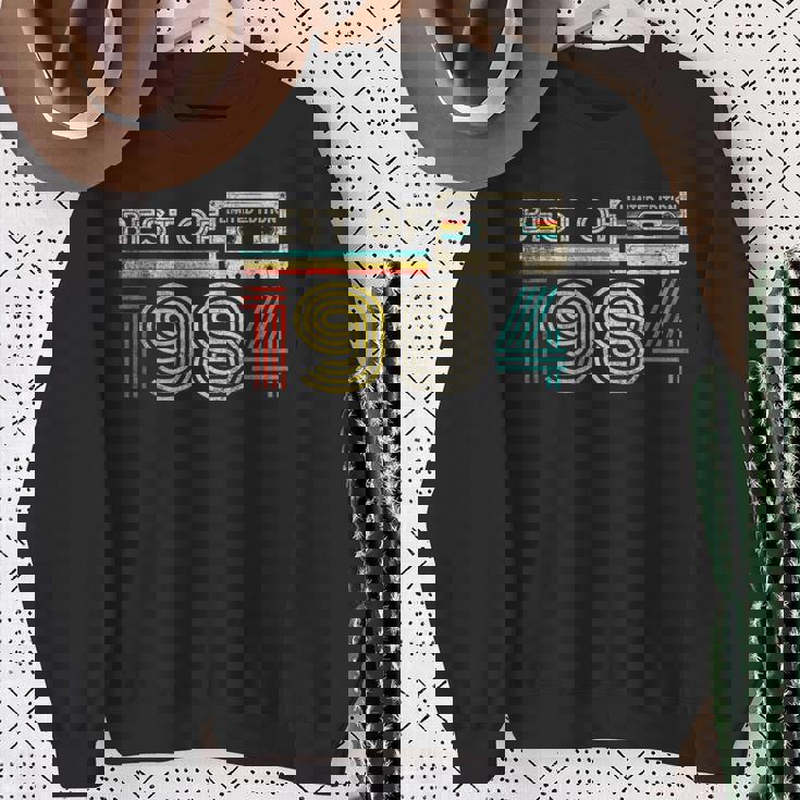 Best Of 1984 Classic Birthday 1984 Cassette Tapeintage スウェットシャツ 年配の女性への贈り物