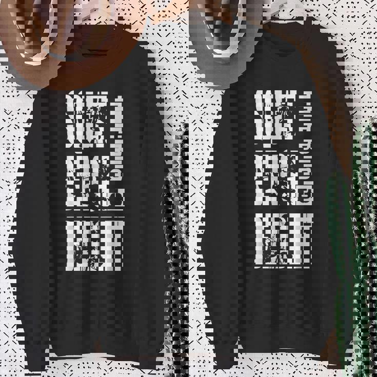 The Big 3 スクワット、ベンチ、デッドリフト パワーリフティングtシャツ スウェットシャツ 年配の女性への贈り物