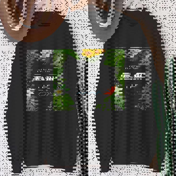 Big Wave Live Theeadoo Life ハワイアン スウェットシャツ 年配の女性への贈り物