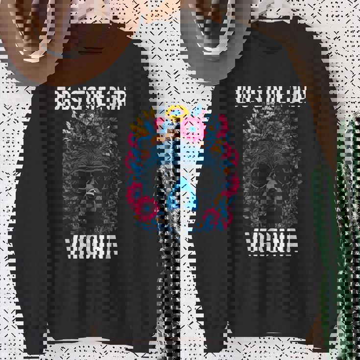 Bigtone Gap バージニア Usa クマと花のデザイン スウェットシャツ 年配の女性への贈り物