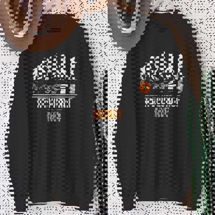 Bitcoin The Evolution Of Money スウェットシャツ 年配の女性への贈り物