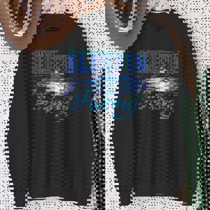 Bluefin マグロ ディープシーフィッシング スウェットシャツ 年配の女性への贈り物