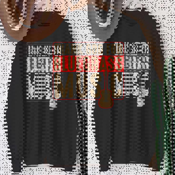 Bluegrass ミュージックギタープレーヤー 面白いバンジョー楽器 スウェットシャツ 年配の女性への贈り物