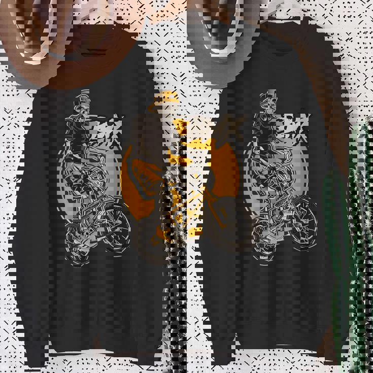 Bmx ライダーバイク 自転車 レーシング キッズ 男の子 スウェットシャツ 年配の女性への贈り物