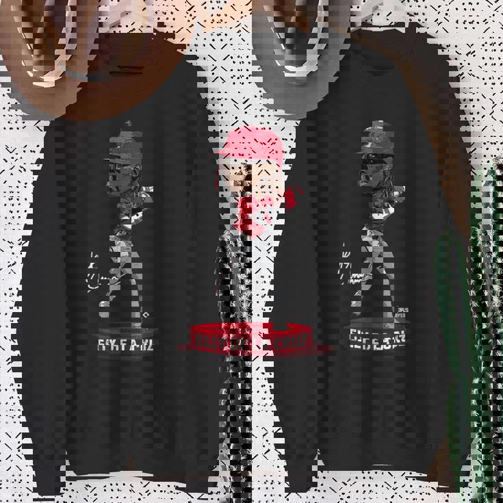 Bobblehead Elly De La Cruz Cincinnati Mlbpa スウェットシャツ 年配の女性への贈り物