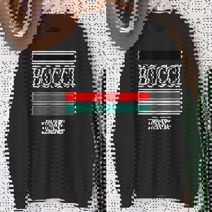 Bocci ぼっち ロゴ Itaiy 痛い イタリア国旗風【変なtシャツ屋さん】陰キャ オタク ブランド パロディ 面白 スウェットシャツ 年配の女性への贈り物