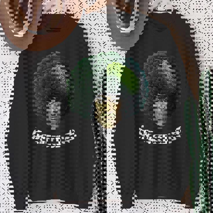 Brocco Lee ブロッコリー ブルースビーガン ベジタリアン ワードゲーム スウェットシャツ 年配の女性への贈り物