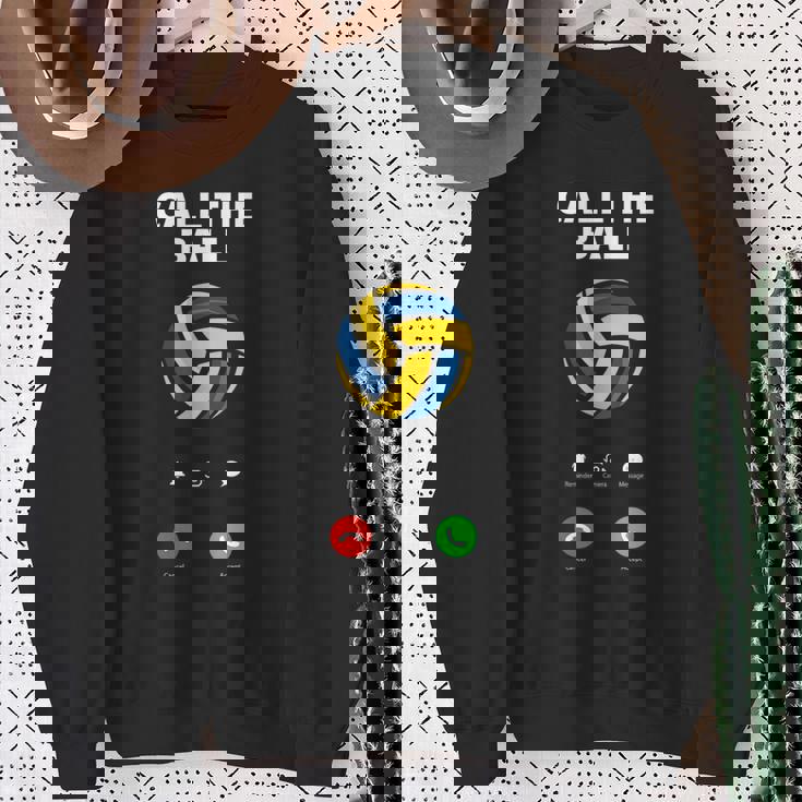 Call The Ball おもしろバレーボール スウェットシャツ 年配の女性への贈り物