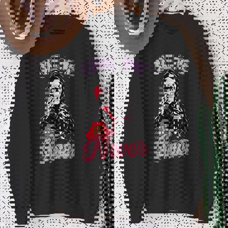 Calle Me Never アンチバレンタインデー スウェットシャツ 年配の女性への贈り物