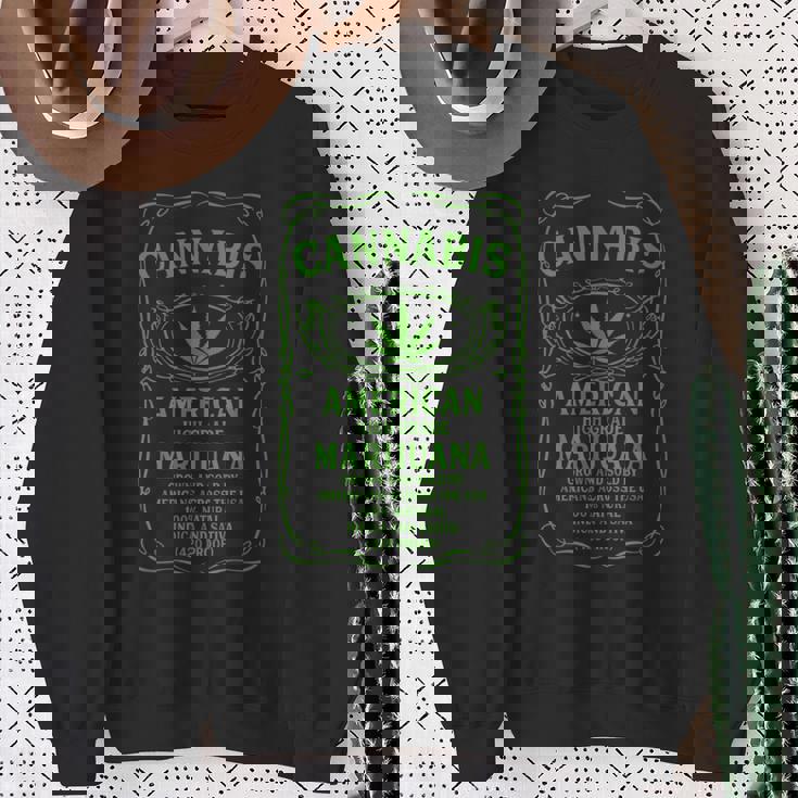 Cannabis アメリカグレード マリファナ インディカ サティバウィード スウェットシャツ 年配の女性への贈り物