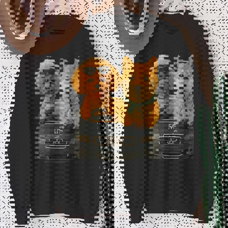 Car Dog スウェットシャツ 年配の女性への贈り物