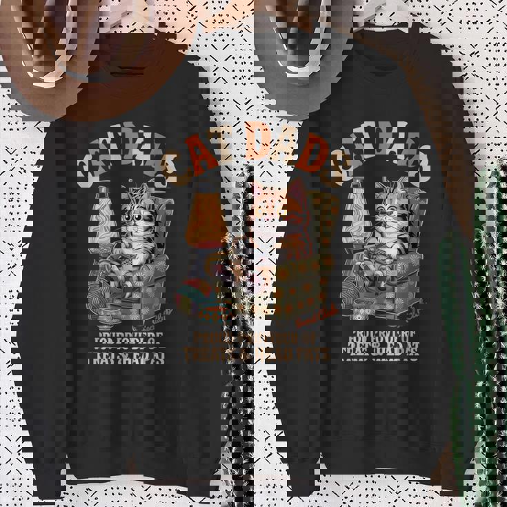 Cat Dadsocial Club Cat Dad ビンテージ スウェットシャツ 年配の女性への贈り物