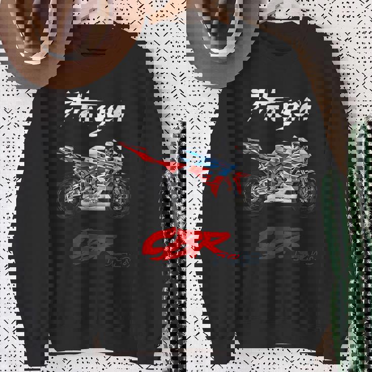 Cbr、オートバイ、オートバイ、ロードレース、バイカー、スポーツバイク、Pc40。 スウェットシャツ 年配の女性への贈り物