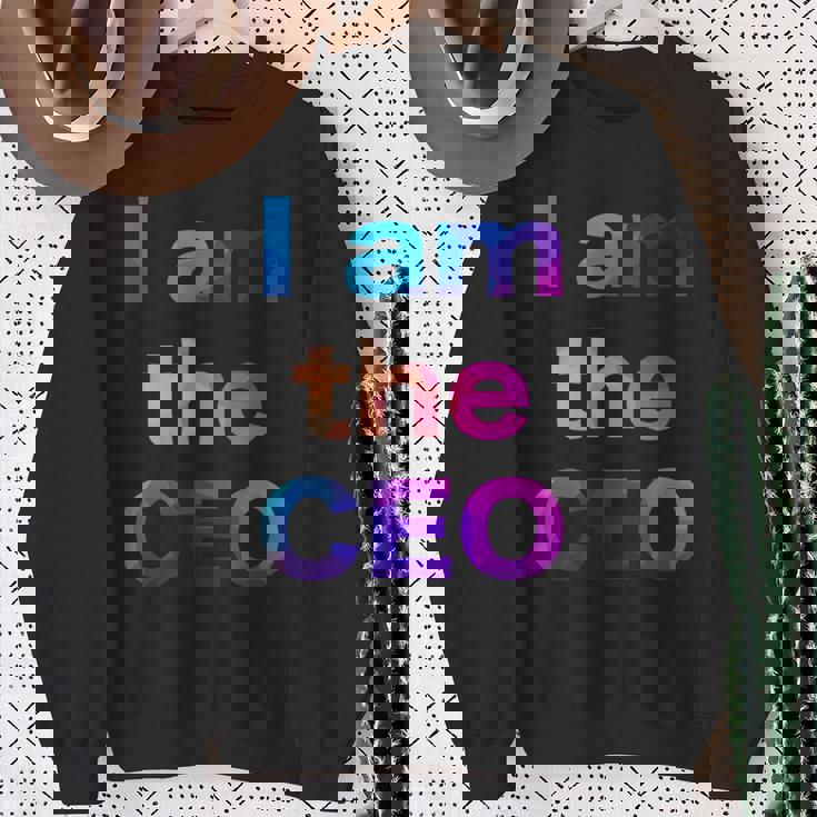 Ceo 最高経営責任者 社長 執行役員 面白い おもしろ ユーモア ギャグ お笑い スウェットシャツ 年配の女性への贈り物