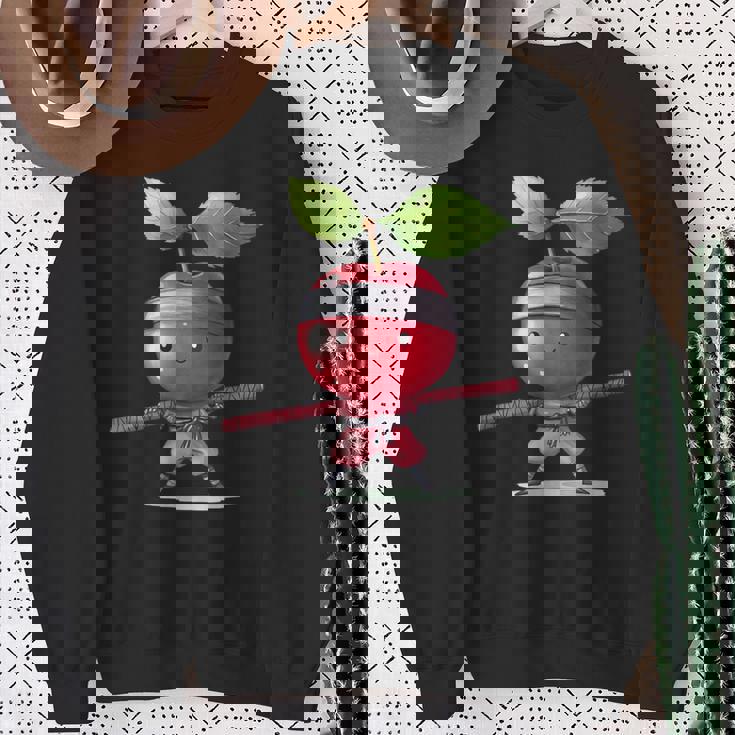 Cherry Ninja かわいいtシャツ スウェットシャツ 年配の女性への贈り物