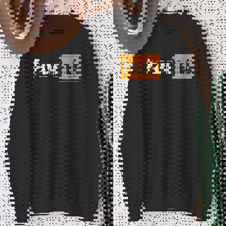 Chess Player ポーンハブ ファニー スウェットシャツ 年配の女性への贈り物