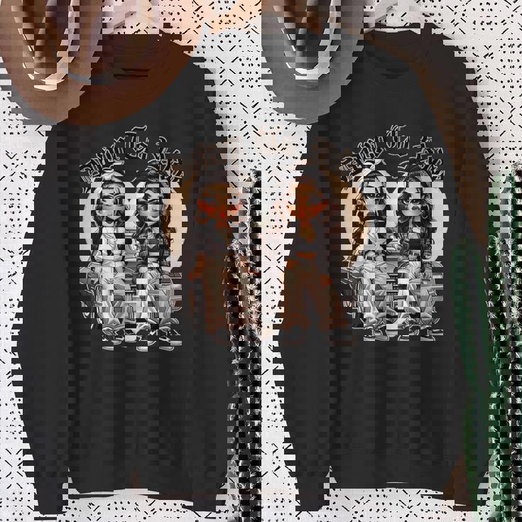 Chicano メキシカンローライダー ダウントゥライド スウェットシャツ 年配の女性への贈り物