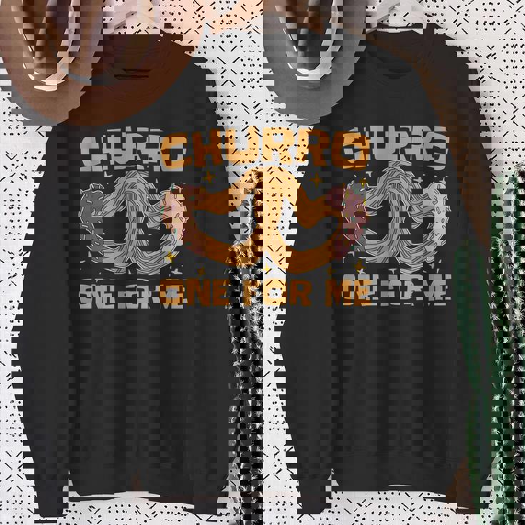 Churro One For Me メキシコ料理 揚げ生地が大好き チュロス スウェットシャツ 年配の女性への贈り物