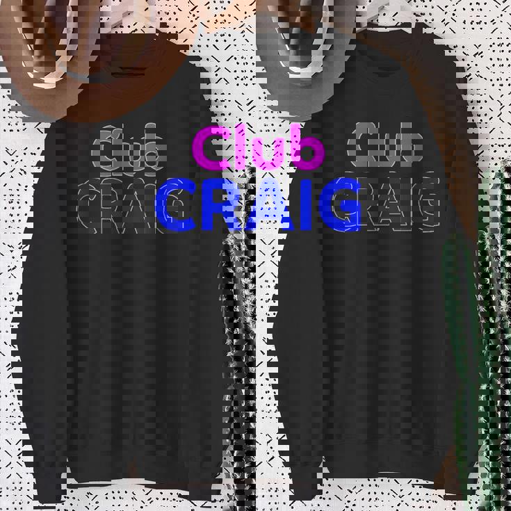 Club Craig 家族再会分隊 名前 スウェットシャツ 年配の女性への贈り物