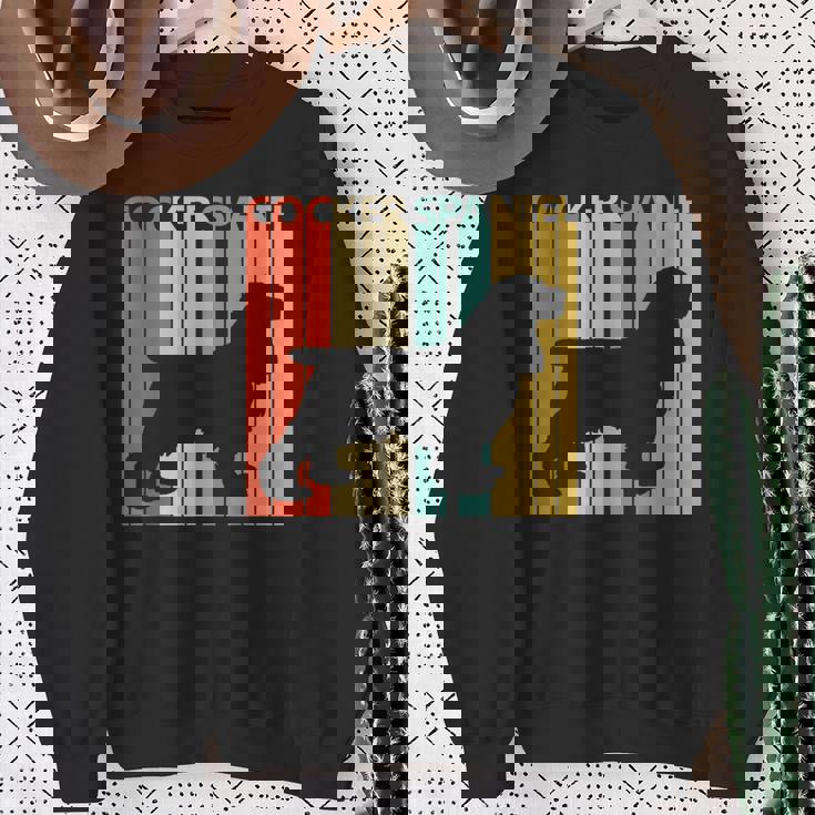 Cockerpaniel アメリカン・コッカー・スパニエル スウェットシャツ 年配の女性への贈り物