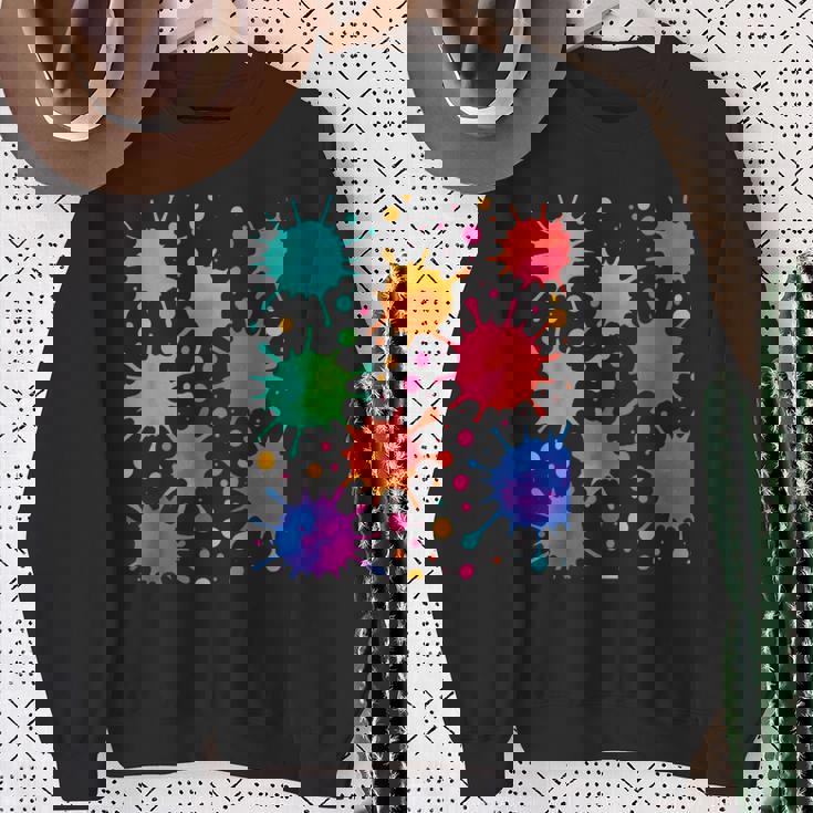 Colorplash アートtシャツ スウェットシャツ 年配の女性への贈り物