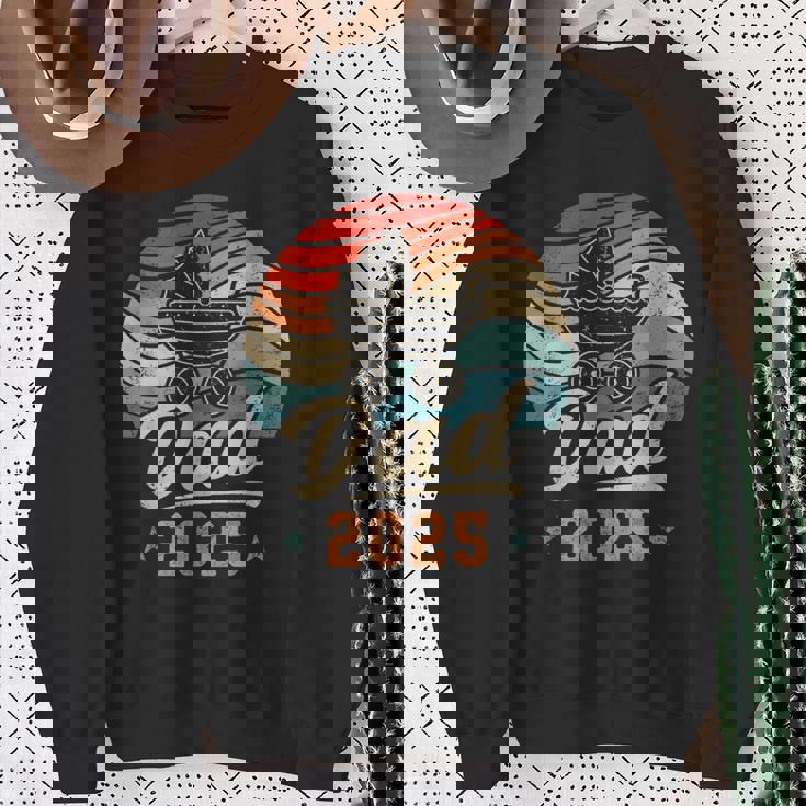 Dad 2025 歳 新しい父親 赤ちゃん発表 父性 スウェットシャツ 年配の女性への贈り物