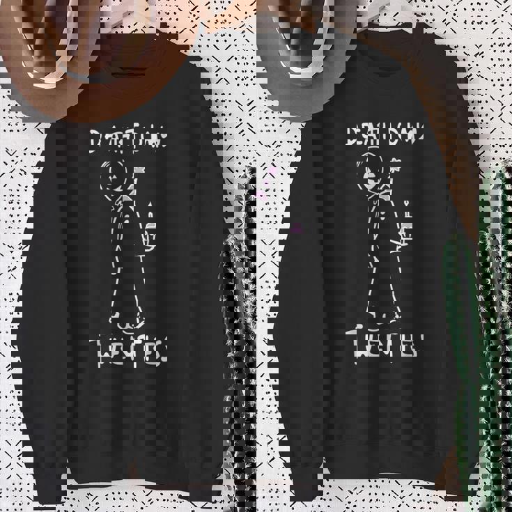 Death To My Twenties RIP 20代 30歳の誕生日 スウェットシャツ 年配の女性への贈り物