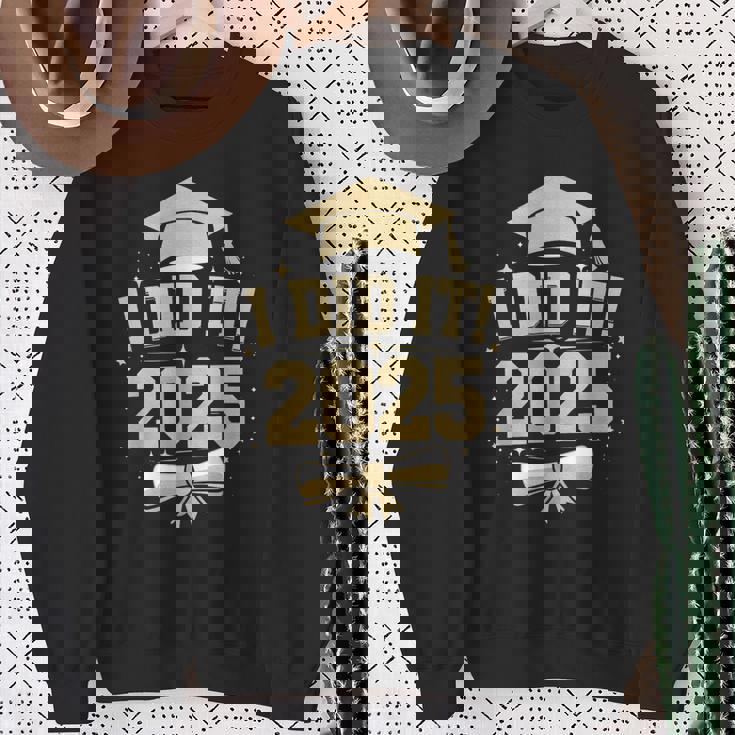 I Did It Graduate 2025 2025年卒業クラス スウェットシャツ 年配の女性への贈り物