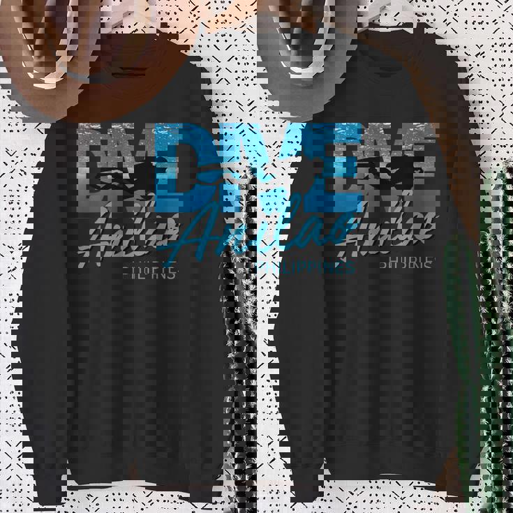 Dive Anilao フィリピンスキューバダイビングトリップダイバーtシャツ スウェットシャツ 年配の女性への贈り物