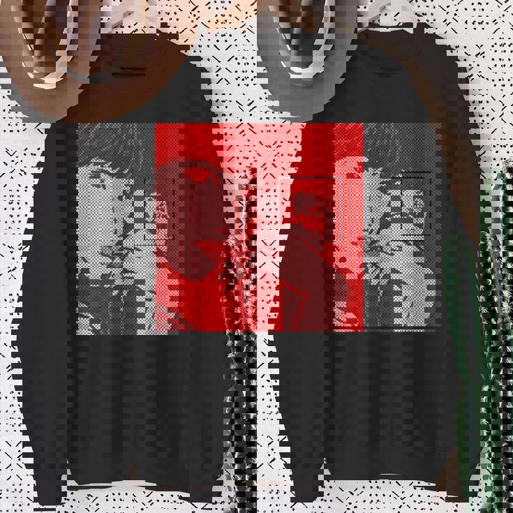 Dot Pattern Original Icon Official Illustration Red スウェットシャツ 年配の女性への贈り物