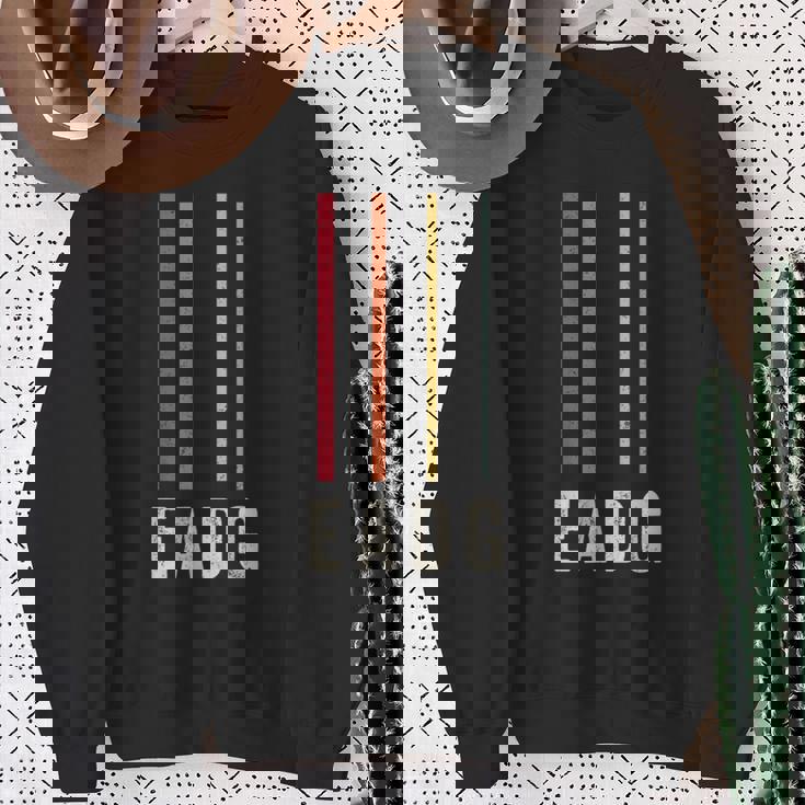 Eadg 4弦ベースギター レトロヴィンテージベースプレーヤー スウェットシャツ 年配の女性への贈り物