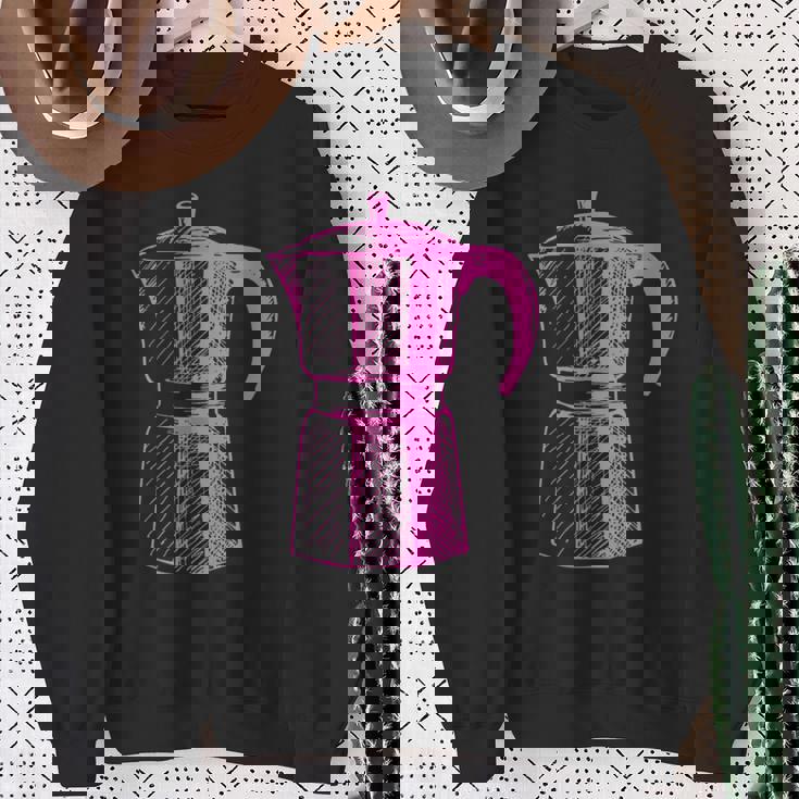 Essenza Italiana Moka コーヒーメーカー スウェットシャツ 年配の女性への贈り物