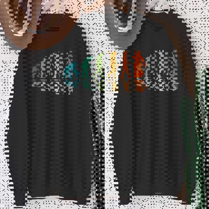 Evolution コントラバスプレーヤー スウェットシャツ 年配の女性への贈り物