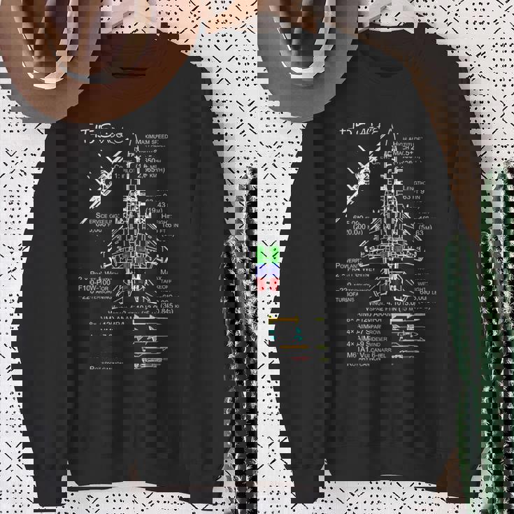 F-15 Eaglepecs シャツ ミリタリー 戦闘機 ジェット スウェットシャツ 年配の女性への贈り物